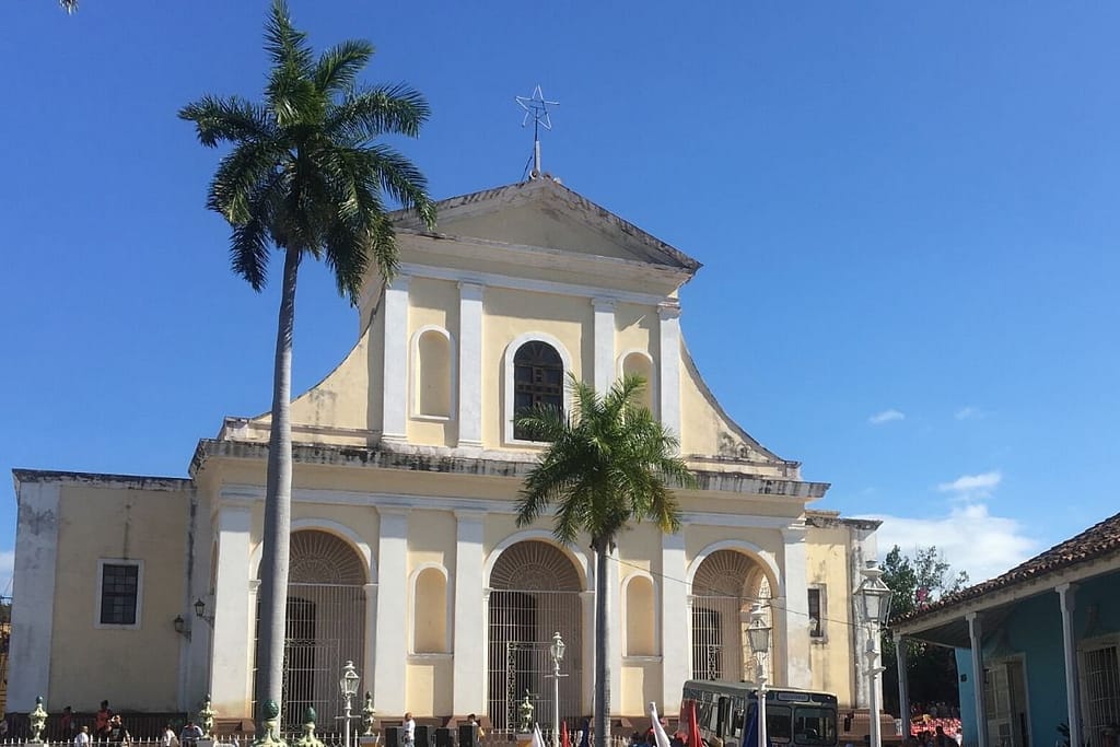 Iglesia de la Santísima in Plaza Major Trinidad Cuba