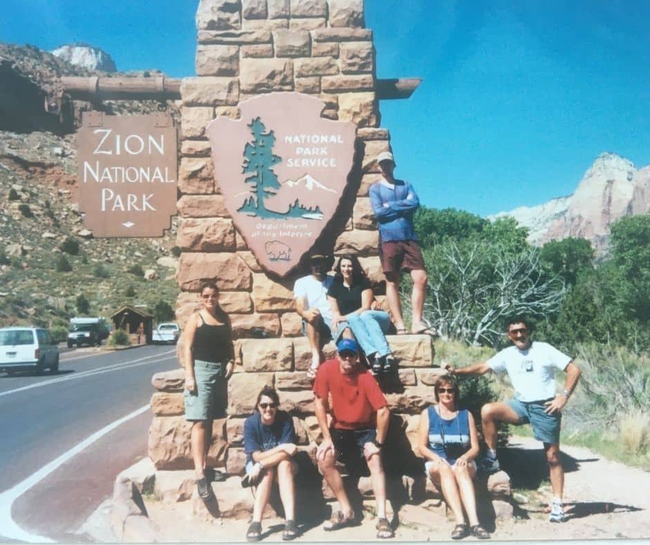 Family Photo at Zion National Park