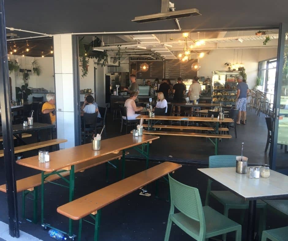 Entrance into Mixture Eatery one of Mount Maunganui's best cafes