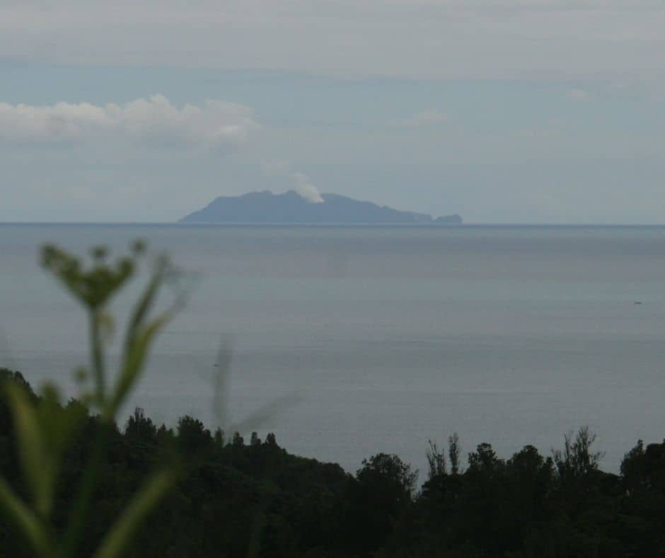 White Island smoking away in the distance… great views from Kohi Point